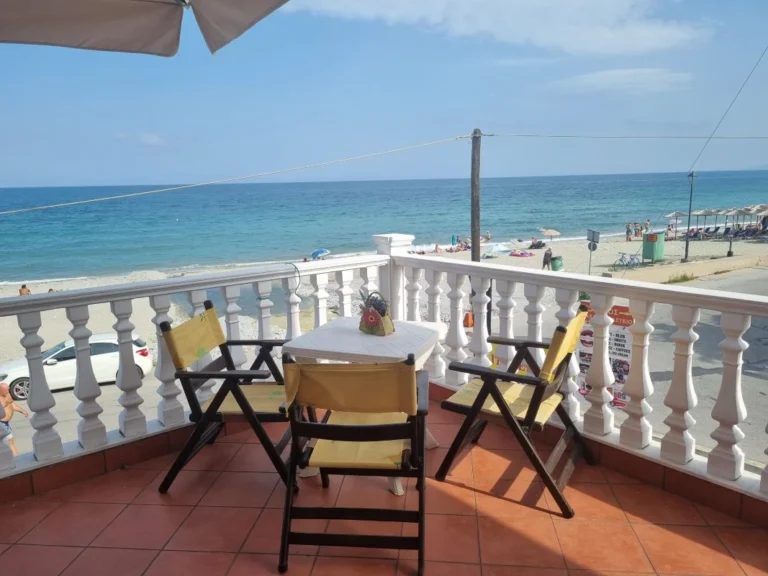 Vila Nikos Leptokarija - Start Travel terasa pogled more