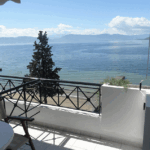 Vila Akton Evia Edipsos pogled sa terase